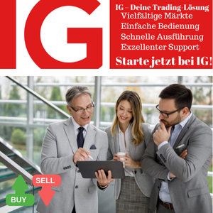 <p><strong>Werbung*</strong></p>  <p><em>Hinweis: CFDs sind komplexe Instrumente und gehen wegen der Hebelwirkung mit dem hohen Risiko einher, schnell Geld zu verlieren. 74% der Kleinanlegerkonten verlieren Geld beim CFD-Handel mit diesem Anbieter. Sie sollten überlegen, ob Sie verstehen, wie CFDs funktionieren, und ob Sie es sich leisten können, das hohe Risiko einzugehen, Ihr Geld zu verlieren. Optionen und Wertpapiere, die IG anbietet, sind komplexe Finanzinstrumente und gehen mit dem hohen Risiko einher, schnell Geld zu verlieren.</em></p>